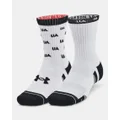 Unisex UA Performance Cotton 2 Pack Mid-Crew Socks
