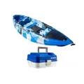 Kings 2.85m Deluxe Single-Seat Kayak + Fishing Tackle Box