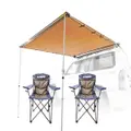 Adventure Kings Awning 2x2.5m + 2x Adventure Kings Throne Camping Chair