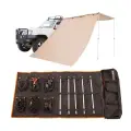 Kings Awning Side Wall + Complete 5 Bar Camp Light Kit
