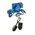 Adventure Kings Soft Shackle & Kinetic Rope Kit + Hercules 4WD Folding Shovel