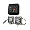 Kings Touch Pad Switch Panel + 4" LED Light Bar (Pair)