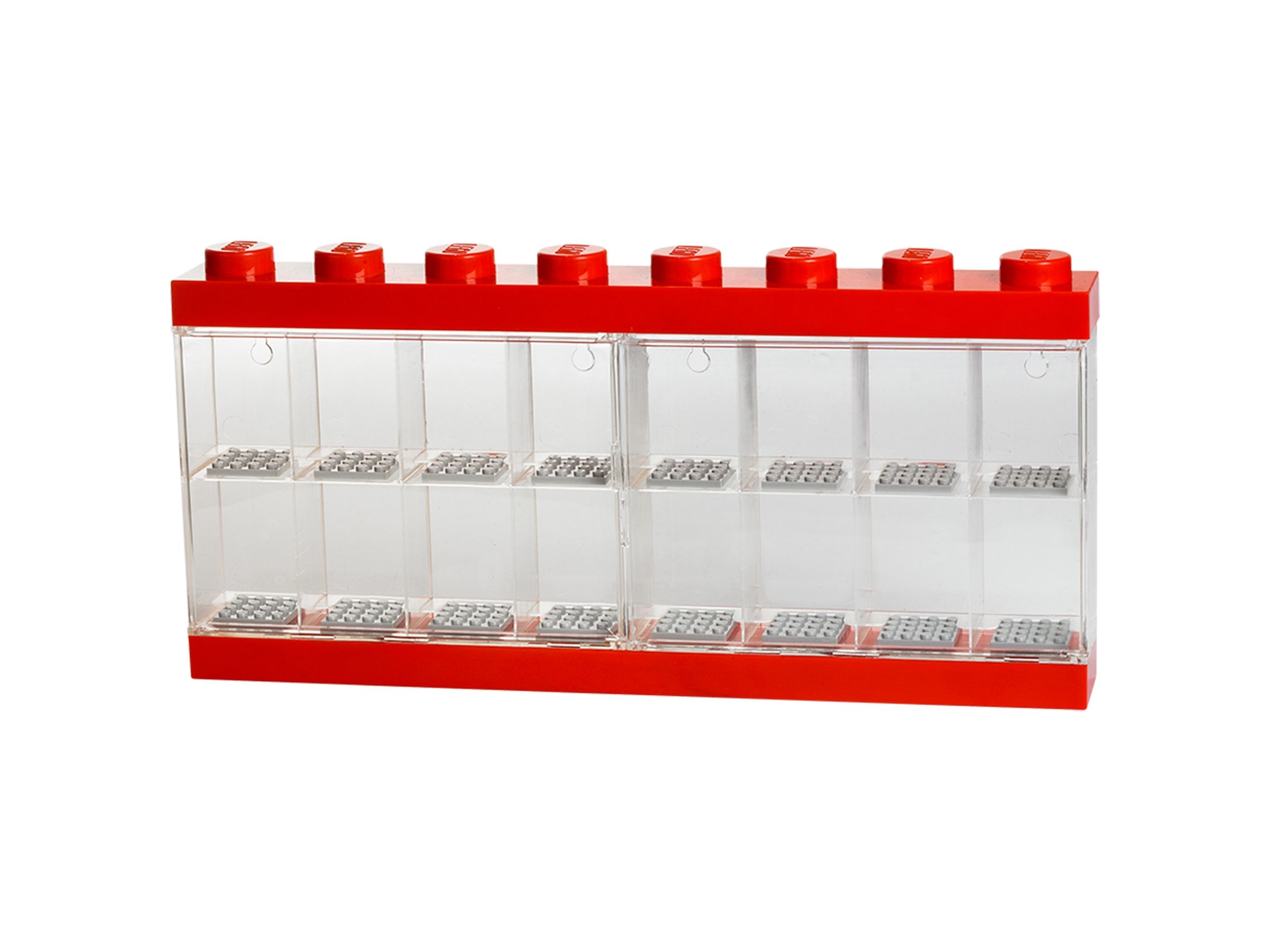 Minifigure Display Case 16 - Red