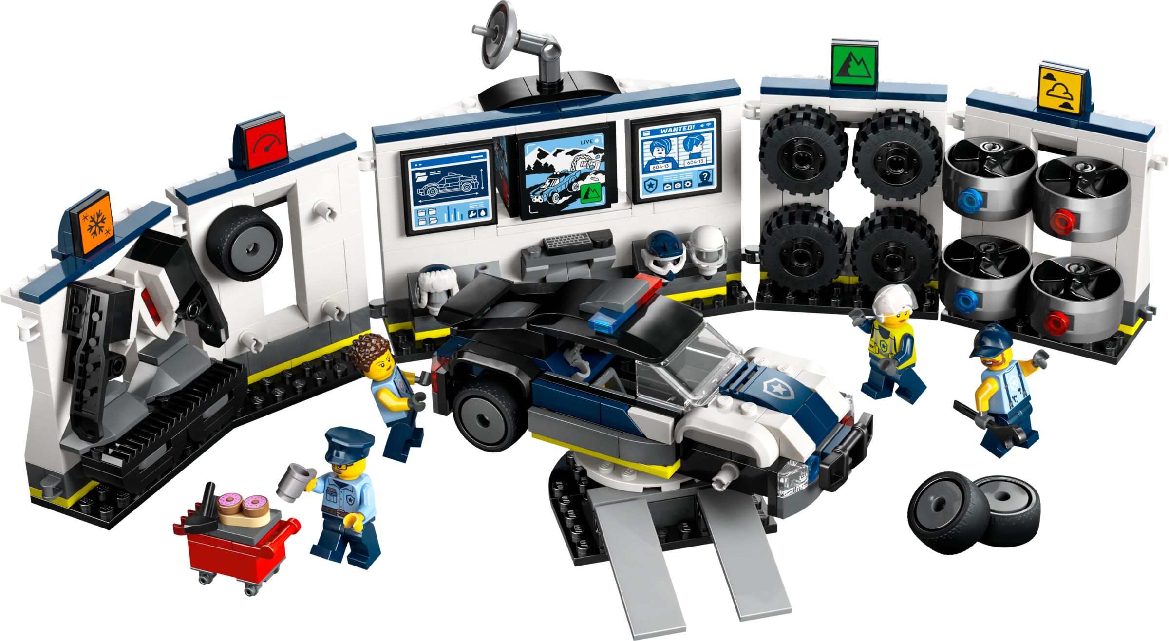 Custom Police Car Garage