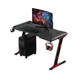 LED Gaming Desk with RGB Lighting, Cup Holder and Headphone Hook - Odyssey8