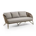 Outdoor 3-seater sofa - rustic - 180 cm