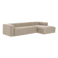 Corner sofa - modern - 330 cm
