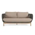 Outdoor 3-seater sofa - rustic - 170 cm