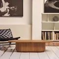 Coffee table - rustic - ø 120 x 60 cm
