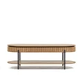 Coffee table - rustic - ø 130 x 65 cm