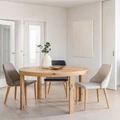 Extendable dining table - nordic - ø120 (170) x 120 cm
