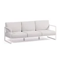 Outdoor 3-seater sofa - modern - 222 cm