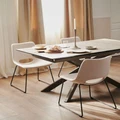 Extendable dining table - modern - 160 (210) x 90 cm