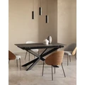 Extendable dining table - modern - 160 ( 210) x 90 cm
