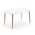 Extendable dining table - nordic - 160 - 260 x 100 cm