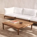 Outdoor coffee table - rustic - 80 x 80 cm