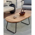Outdoor side table - rustic - ø 100 x 50 cm