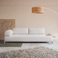 3-seater sofa - modern - 232 cm