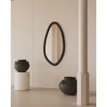 Wall mirror - rustic - ø 60 x 110 cm