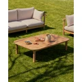 Outdoor coffee table - rustic - 140 x 89 cm