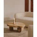 Coffee table - rustic - ø 90 x 60 cm