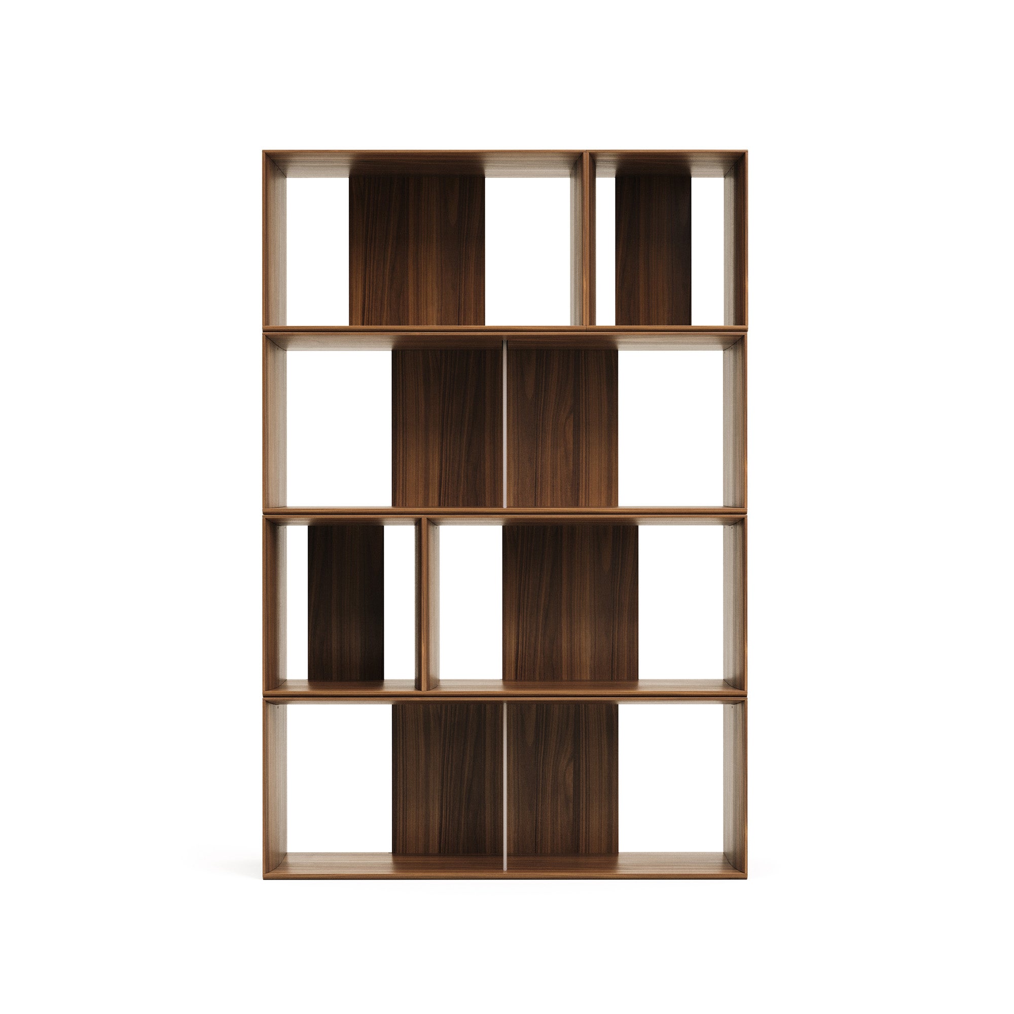 Litto Brown Modern Wood Bookcase Kave Home