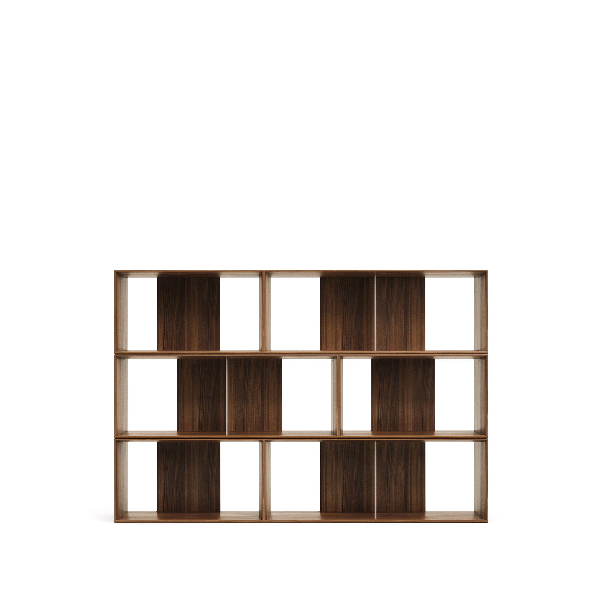 Litto Brown Modern Wood Bookcase Kave Home