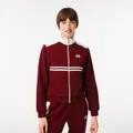 Lacoste x Sporty & Rich Zipped Stripe Sweatshirt