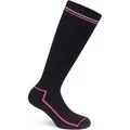 Rapha unisex Deep Winter Socks - Black/High-Vis Pink, Large