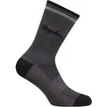 Rapha unisex Logo Socks - Grey Marl/Black/Grey, Large