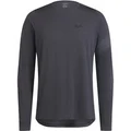 Rapha Men's Trail Merino Long Sleeve T-shirt - Dark Grey/Black, Large