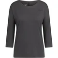 Rapha Women's Trail Merino 3/4 Sleeve Top - Dark Grey/Black, Large
