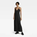 Slip Dress Loose - Black - Women