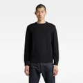 Knitted Sweater Structure - Black - Men