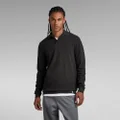 Essential Polo Long Sleeve - Black - Men