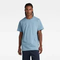 Irregular Graphics Loose T-Shirt - Light blue - Men