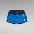 Carnic Graphic Swim Shorts - Dark blue - Men