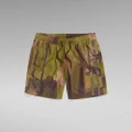 Dirik Camo Allover Swim Shorts - Multi color - Men