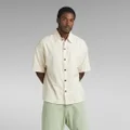 Oversized Boxy Shirt 1 Pocket - White - Men