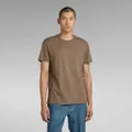 Back Graphic RAW T-Shirt - Brown - Men