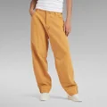 Arc 3D Loose Unisex Jeans - Yellow - Women