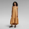 Para Simple Dress - Brown - Women
