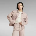 Premium Oversized Jacket - Pink - Women