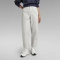 3D Fatigue Boyfriend New Pants - Grey - Women