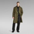 Premium Wool Overcoat - Green - Men