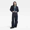 GSRR Multi Pocket Cropped Blazer - Dark blue - Women