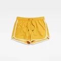 Carnic Solid Swim Shorts - Yellow - Men