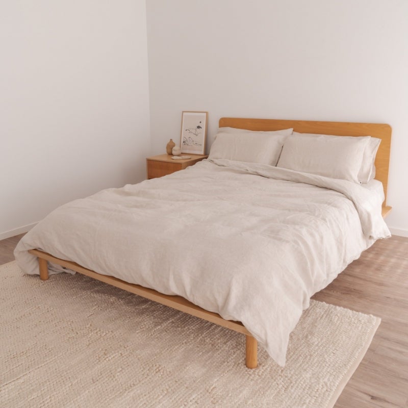 Eva Hemp Linen Sheets - Oat
