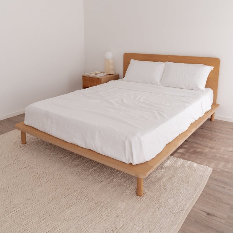 Eva Hemp Linen Sheets - White