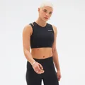 New Balance Women's Shape Shield Crop Bra Black - Size XL